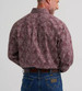 Wrangler® George Strait™ Men's L/S Garnet Paisley Button Shirt