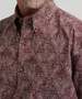 Wrangler® George Strait™ Men's L/S Garnet Paisley Button Shirt