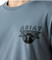 Ariat® Men's S/S Denim Blue Rope and Ride T-Shirt