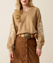 Ariat® Ladies' Khaki Heather Juliette Oversized Sweatshirt