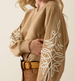 Ariat® Ladies' Khaki Heather Juliette Oversized Sweatshirt