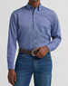 Wrangler® Men's L/S Sky Microgrid Cody Johnson Button Shirt