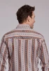 Roper® Men's L/S Desert Vertical Aztec Stripe Snap Shirt