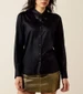 Ariat® Ladies' L/S Black Satin Mira Concho Snap Shirt