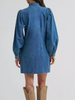 Wrangler® Ladies' L/S Denim Tie-Neck Snap Dress