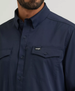 Wrangler® Men's L/S Dark Sapphire ATG Button Shirt