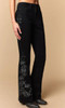 SALE Western Blue® Ladies' Black Floral Embroidered Boot Cut Jeans