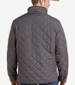 Rock & Roll Denim® Men's Grey Diamond Quilted/Microsuede Trim Jacket