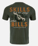 Thorogood® Men's S/S Duffle Bag Green Skills To Pay The Bills T-Shirt