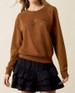 Ariat® Ladies' Dachshund Brown Essential Crew Sweatshirt