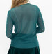 Grace + Emma® Ladies' L/S Mesh Top with Pearl Details