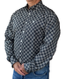 Cinch® Men's L/S Navy/Khaki Print Button Shirt