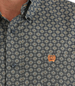 Cinch® Men's L/S Navy/Olive Geo Print Button Shirt