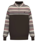 Hooey® Men's Dark Brown/Stripes Stevie 1/4 Snap Pullover