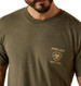Ariat® Men's S/S Military Green Heather Logo T-Shirt