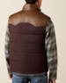 Ariat® Men's Mole Brown Western Quilted Vest