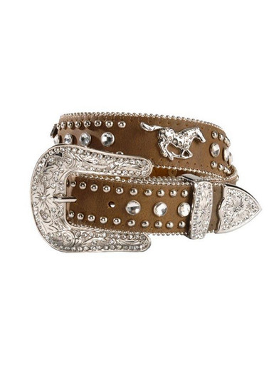 Nocona Girl's Running Horse Belt