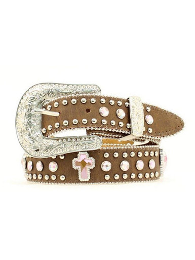 Rhinestone Cross Belt Buckle - Bulk Savings