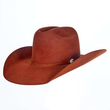 Red Cowboy Hat Size 6 3/4” Resistol Self-Conforming Felt Rodeo Western Cowgirl image_e946b96c-b4ab-4293-87d3-  main image 4
