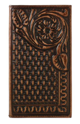 3D® Rodeo Floral Basketweave Wallet