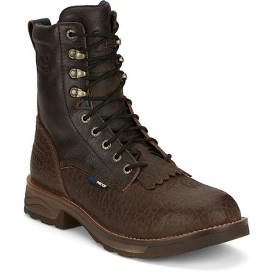 Tony Lama Shoes Mens 10 Boots Work Timber Lace Up Leather Waterproof Utility Mid Buckaroo Boots Tony Lama Men's Shoes Tony Lama Shoes  main image 2