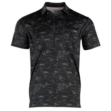 新品　BRIEFING MENS CAMO PRINT POLO ブラック sale-salt-life-mens-ss-black-