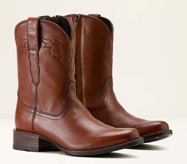 Ariat® Men's Cinnamon Brown Sonoro Roper Toe Western Boots