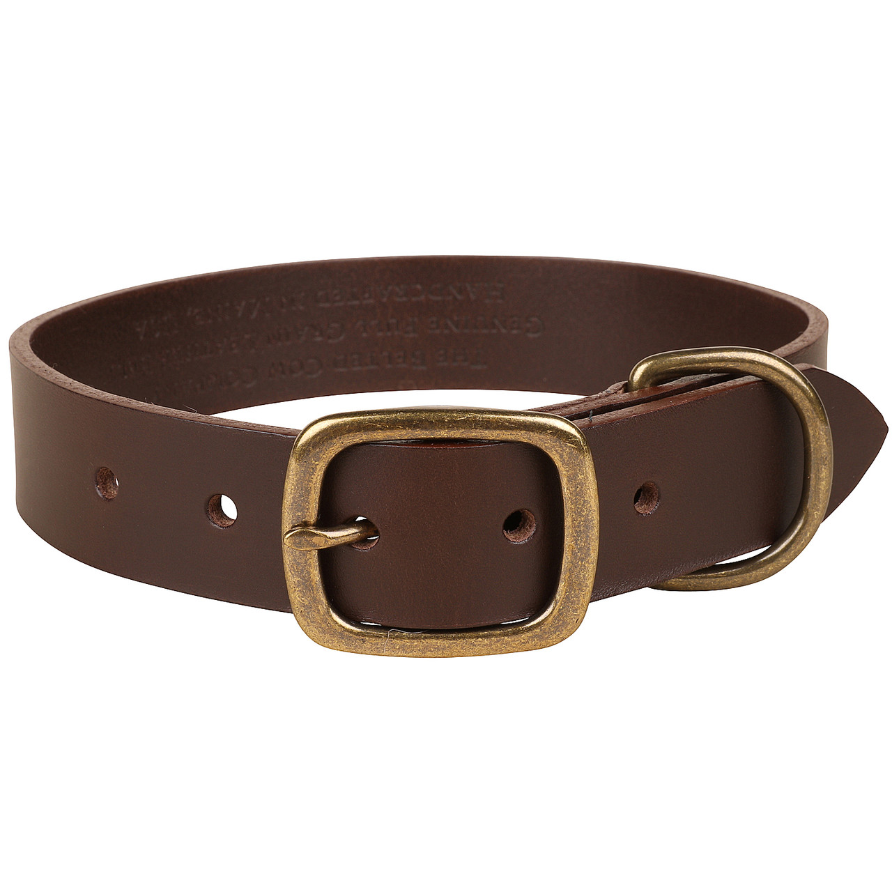 Working dog hot sale leather collars