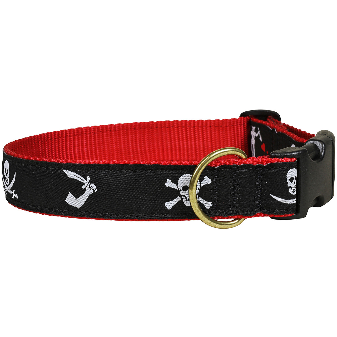 pirate dog collar