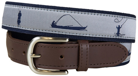 Fishing Themed Belts - Maine Made Belts