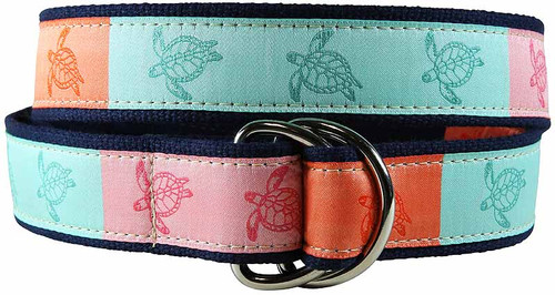 Sea Turtles D-Ring Belt