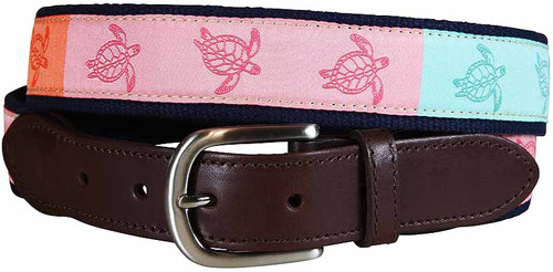 Turtle Sorbet Leather Tab Product Image