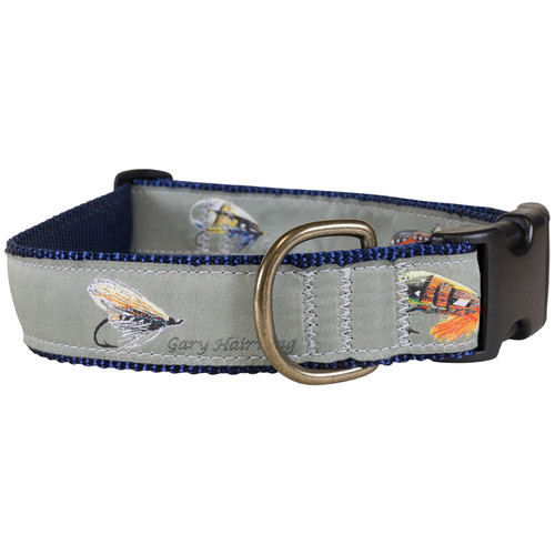 Guy harvey leather dog collar