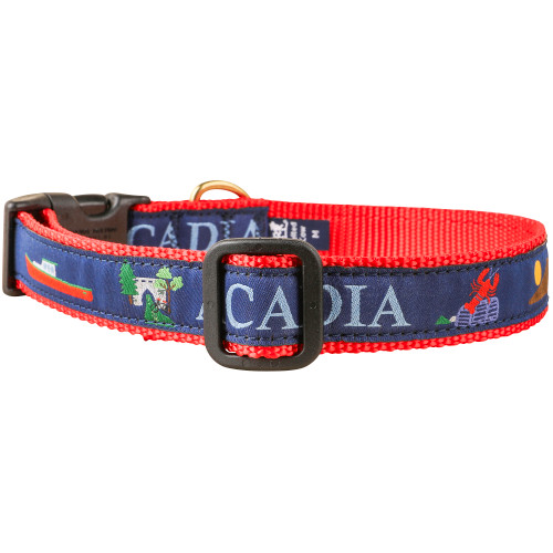 Green And Red Bee Printed Engraved Dog Collar