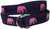 Elephants D-Ring Belt | Pink