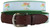 Palm Trees Leather Tab Belt