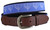 Boat Hull Leather Tab Belt