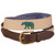 Woodland Bear Embroidered Belt