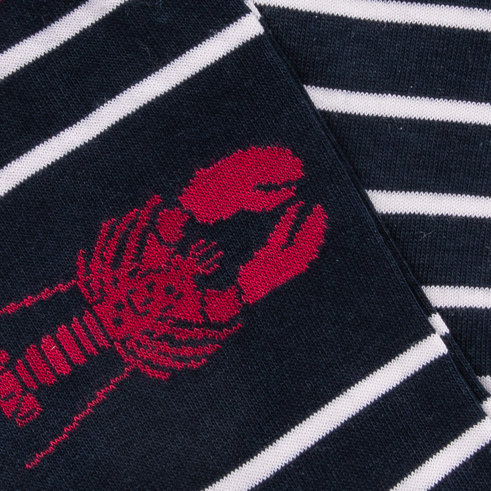 Classic Lobster Stripe Socks - Belted Cow Company