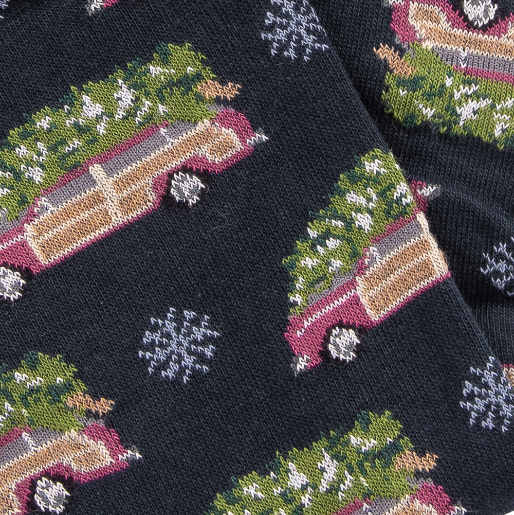 Woodie & Tree Socks | Navy - Belted Cow Company