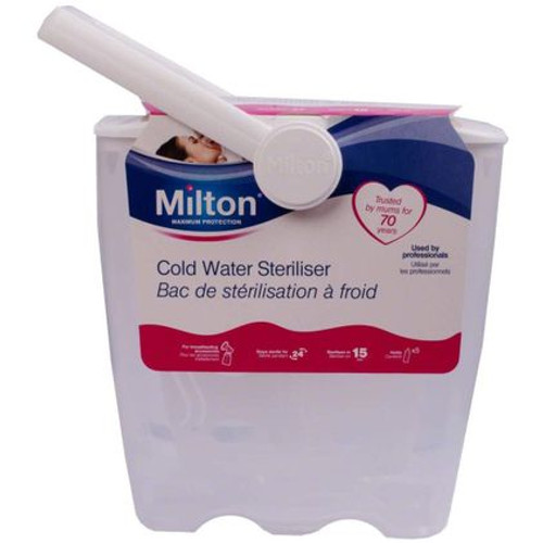 Milton cold water steriliser x 1
