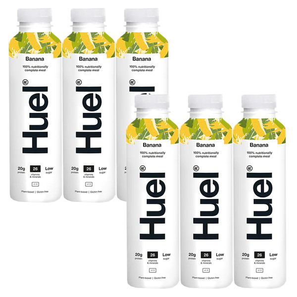 Huel Ready To Drink Complete Meal Banana Flavour 500ml x 6