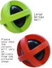 Happy Pet Tough Durable Rubber Boingo Rattle Ball Dog Toy Small - Red/Green Image