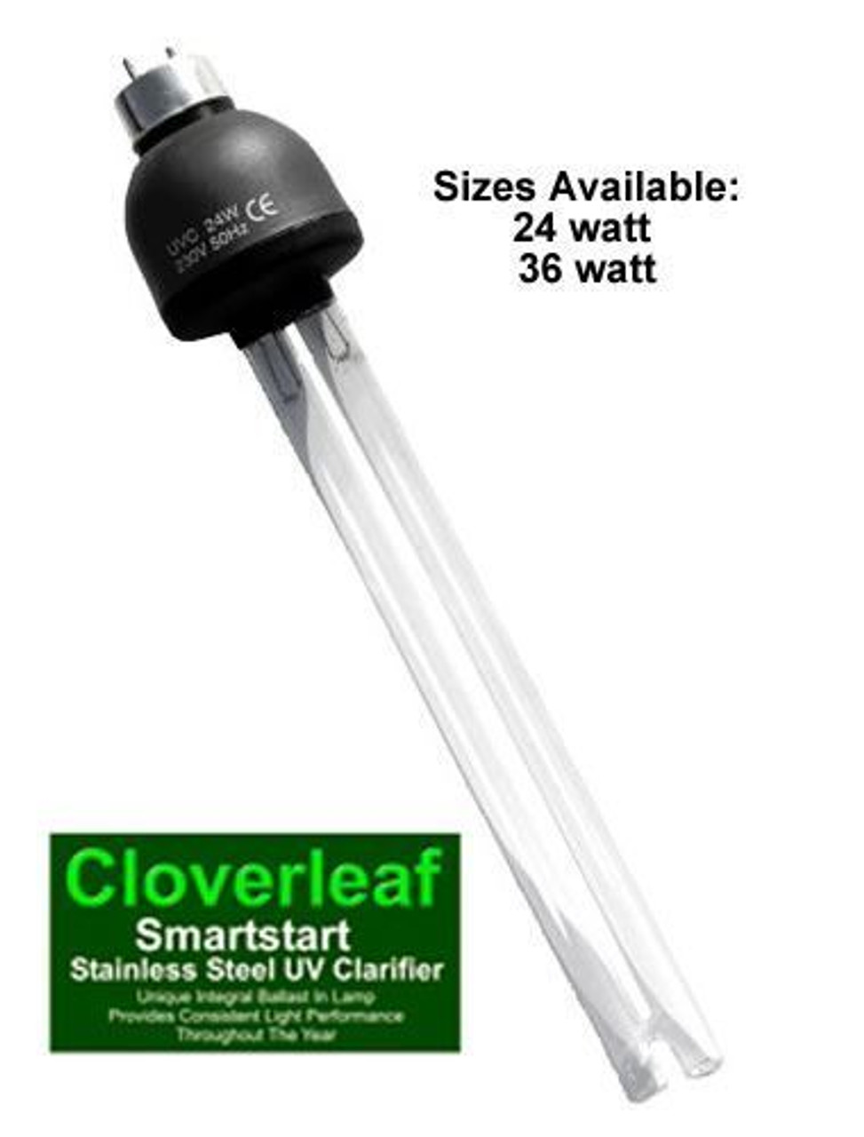 Cloverleaf 24w Smart Start UV Tube & Ballast Replacement Bulb