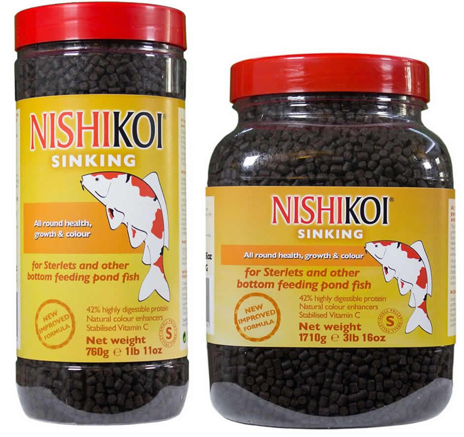 sinking pond pellets