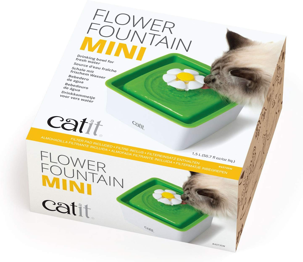 Catit 2 Mini Flower Fountain - 43735