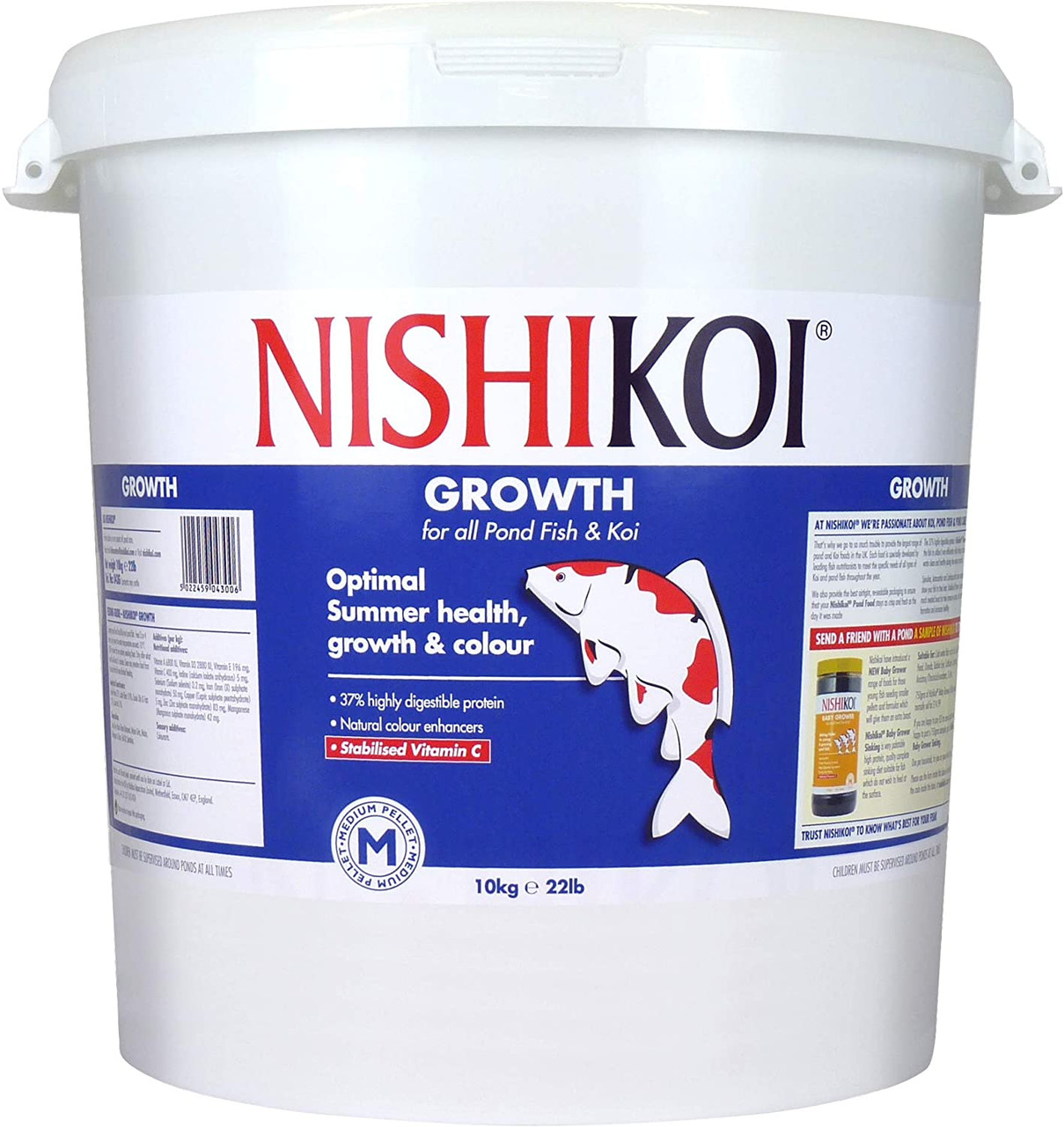 Nishikoi Growth Medium 4mm 10Kg - 044G