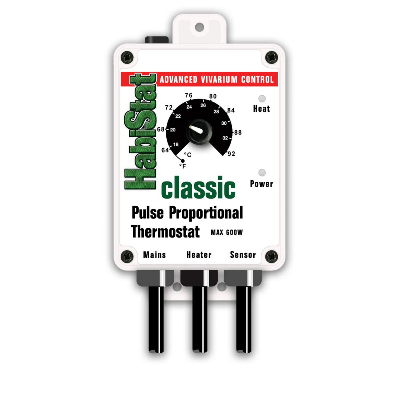 Habistat Pulse Proportional Thermostat White 600w - HTPW