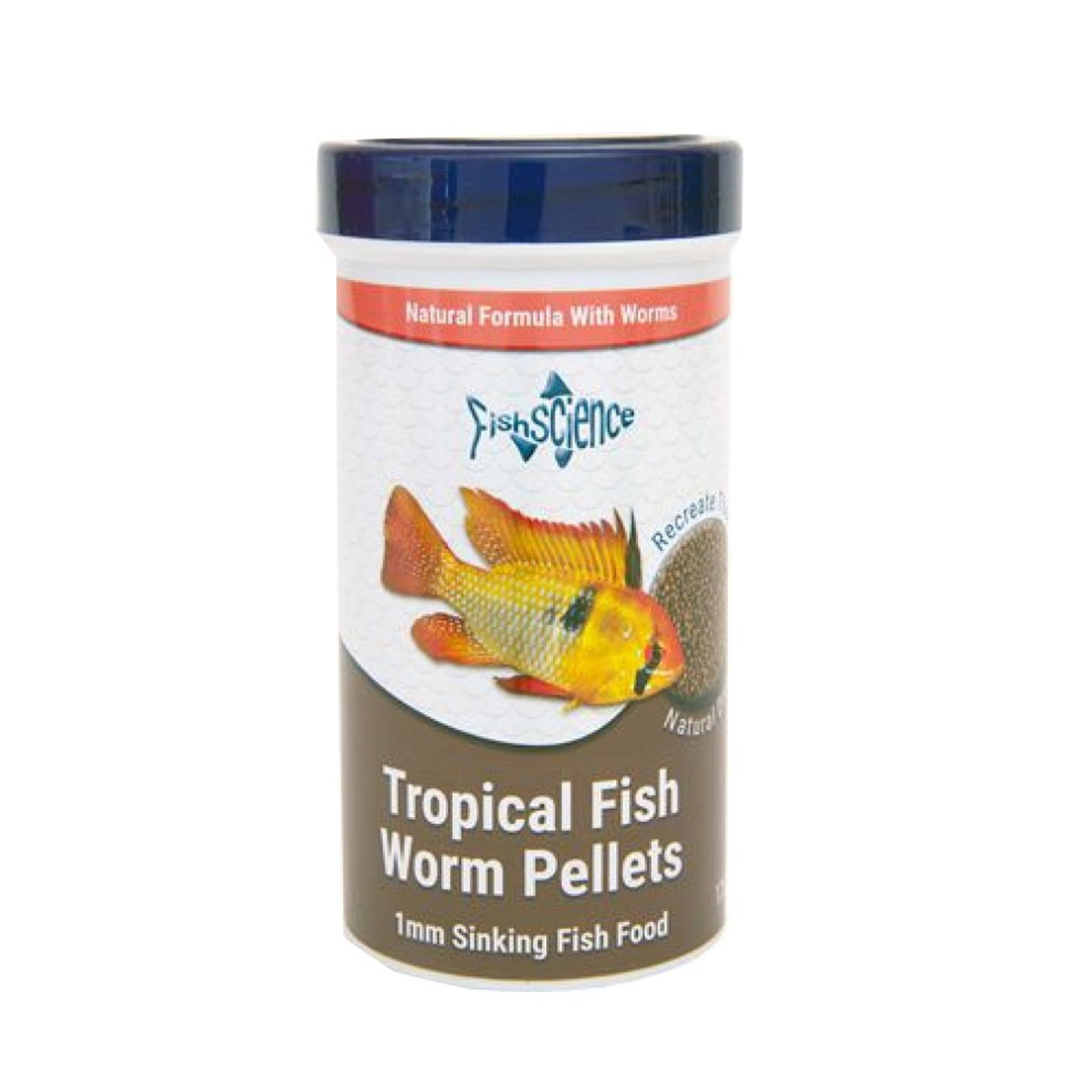 Fish Science Worm Pellets 125g - FS335