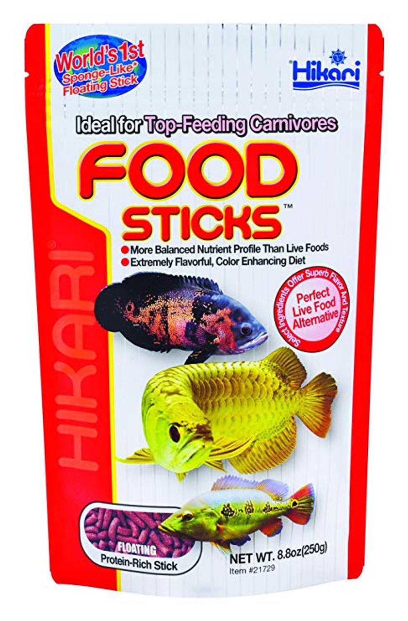 Hikari Aquarium Carnivore Floating Food Sticks 250g